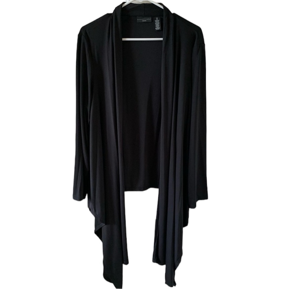 APOSTROPHE Woman Black Open Wrap